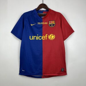 CAMISETA RETRO BARCELONA CHAMPIONS EQUIPACIÓN 08/09