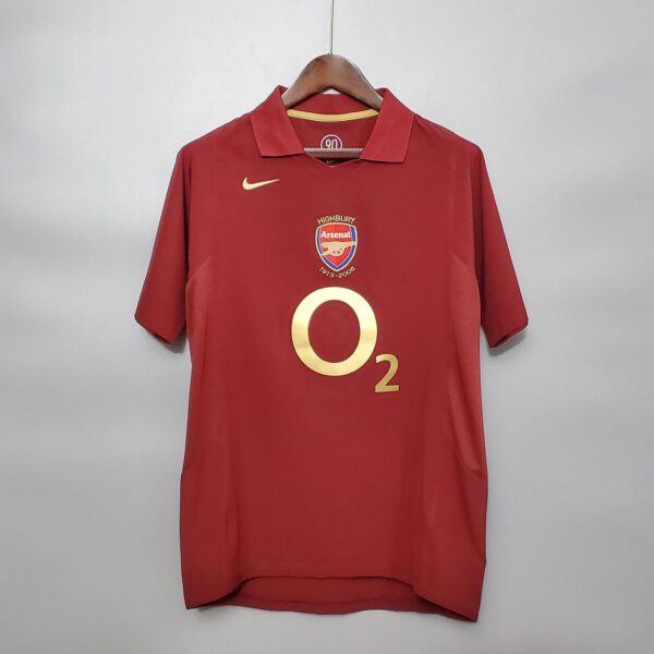CAMISETA RETRO ARSENAL 1ª EQUIPACIÓN 5/6