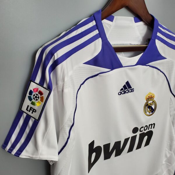 CAMISETA RETRO REAL MADRID 1ª EQUIPACIÓN 07/08 - Image 5