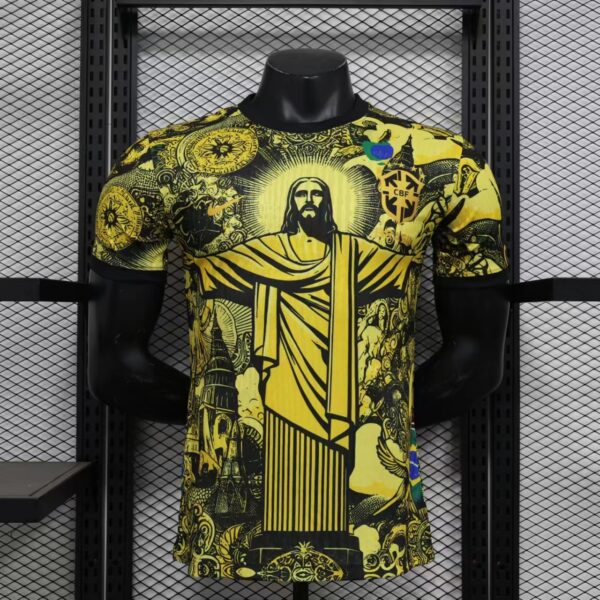 CAMISETA BRASIL REDENTOR AMARILLA 24/25